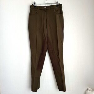 NWT Horka Horse Riding Breeches Karin 24R Brown 3/4 MC Seat Equestrian‎ Pants